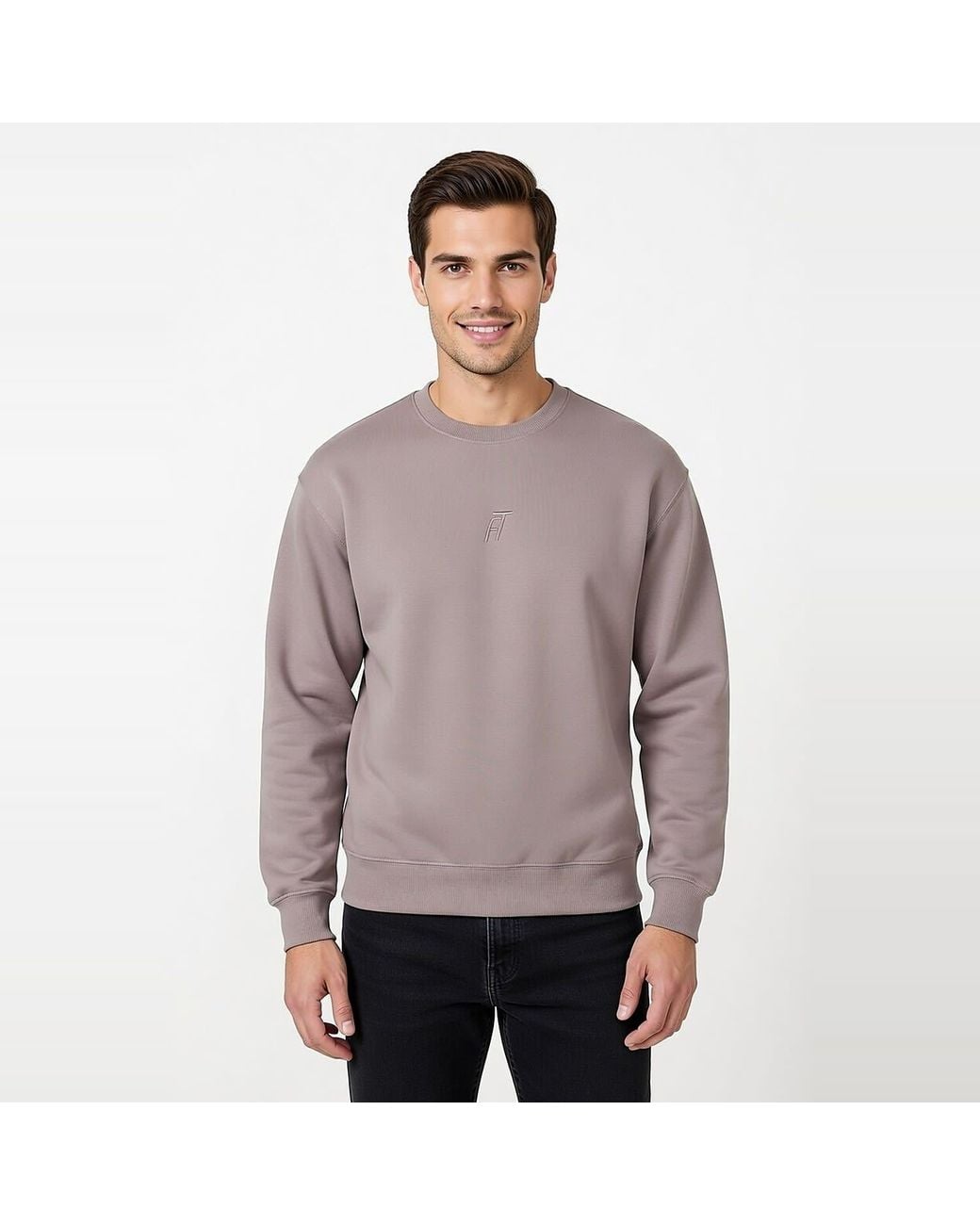 Foster Taylor Purple Oversized Sweatshirt for men