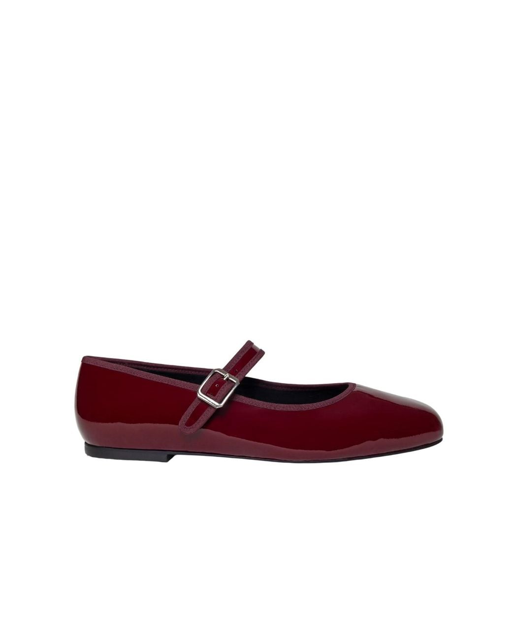 Widerry Red Wide Fit Ballet Flats Amaia Cerise