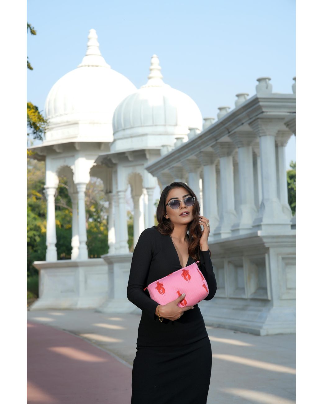 Conscious Yoga Collective Pink The Lobster Three Piece Travel Set