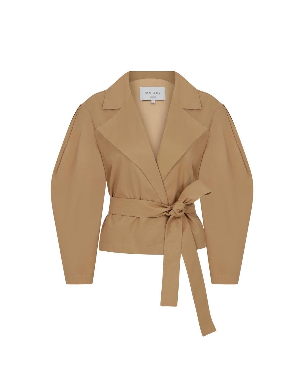 NAZLI CEREN Brown Kai Jacket