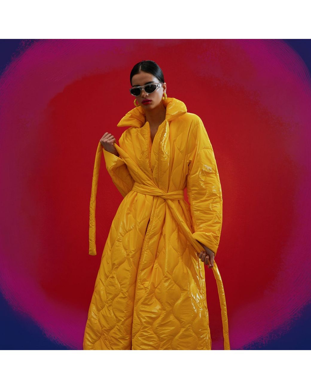 AGGI by HALEWSKI Harlow Super Yellow Coat