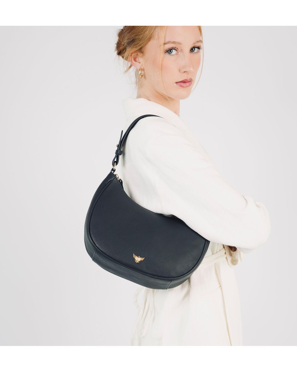 Apatchy London Blue The Lucy Leather Bag
