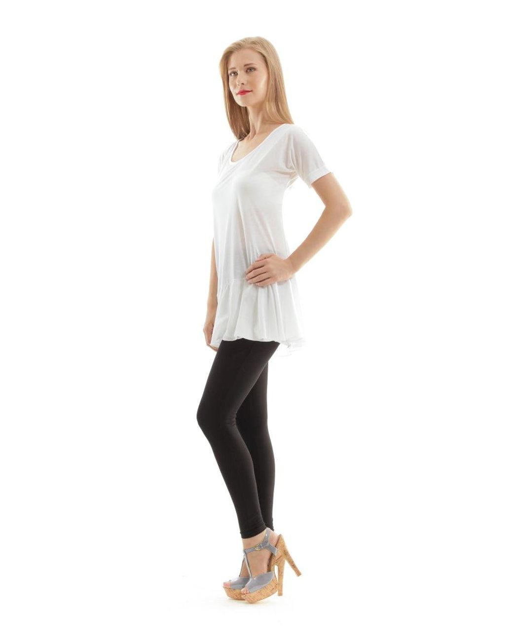 Conquista White Two-Piece Tunic