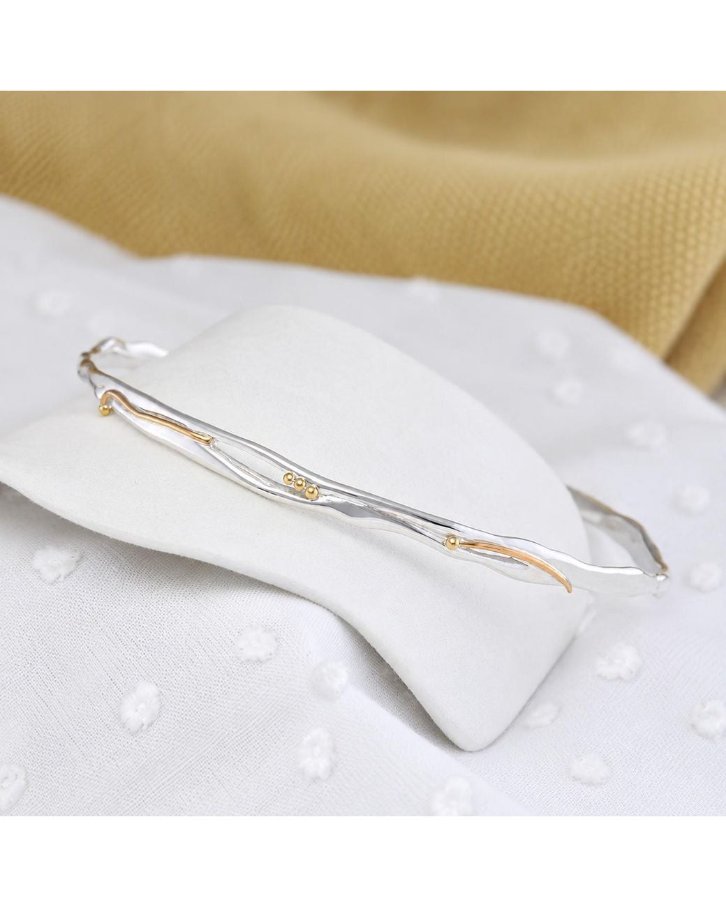 Isla Silver Metallic Sterling & Bangle
