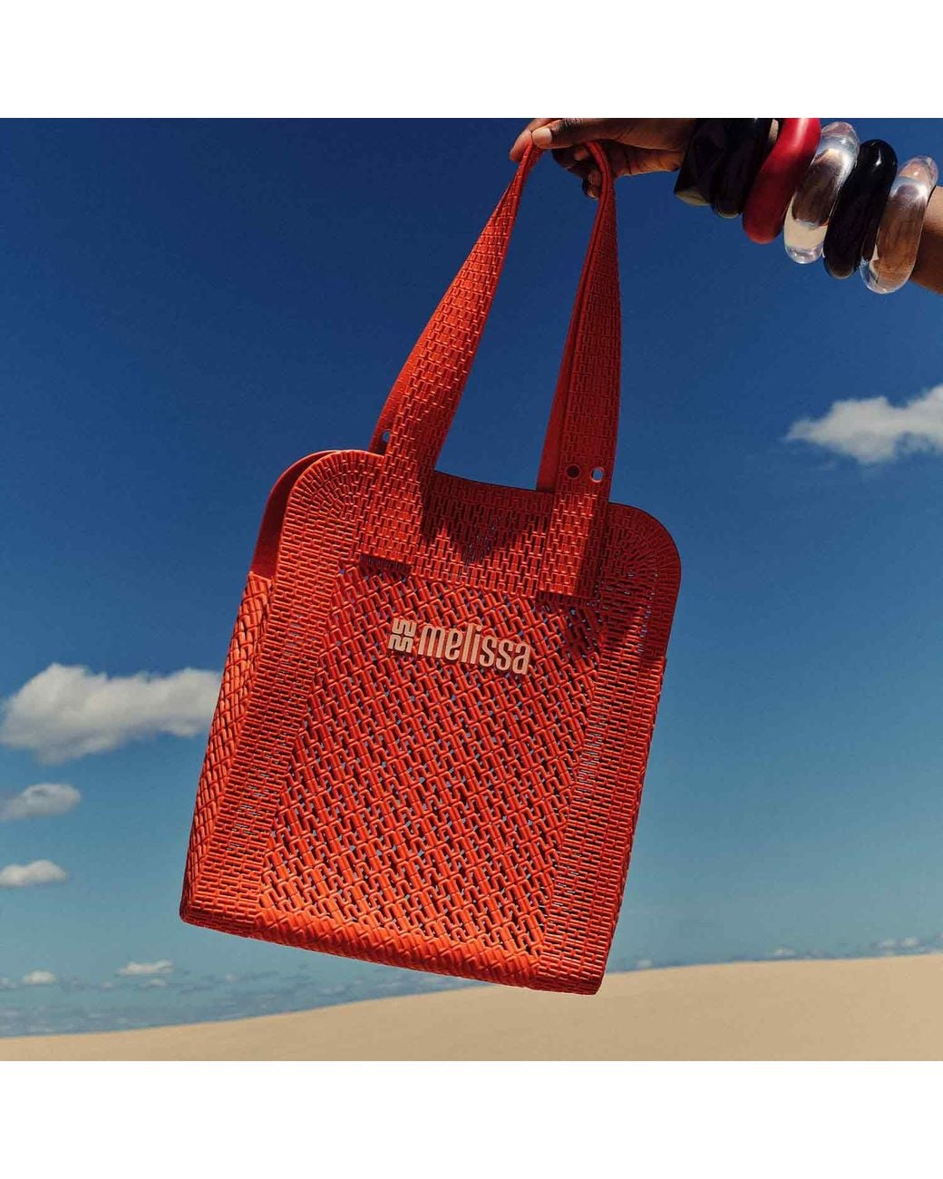 Melissa Red Harper Jelly Bag