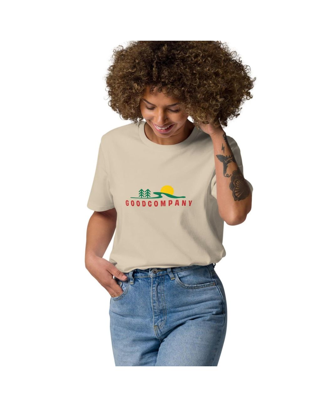 Anchor and Crew Natural Neutrals Desert Dust Good Company Supply Organic Cotton T-Shirt