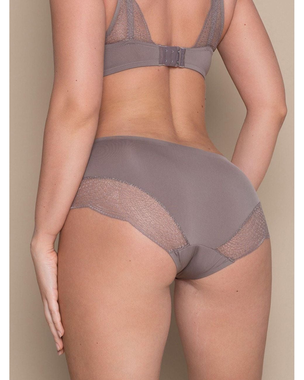 BonBon Lingerie Brown Charlotte Full Brief