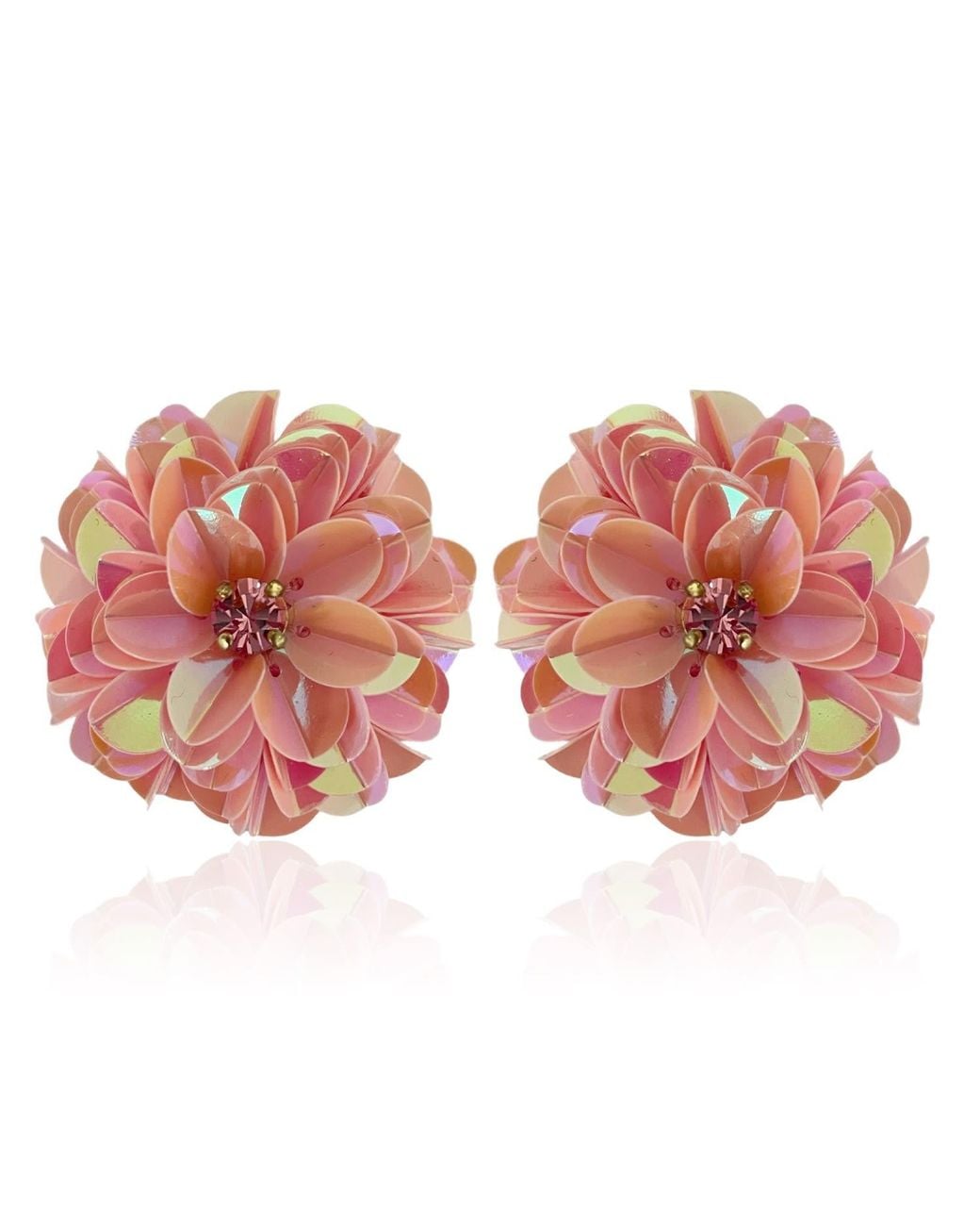 PINAR OZEVLAT Pink Blossom Studs
