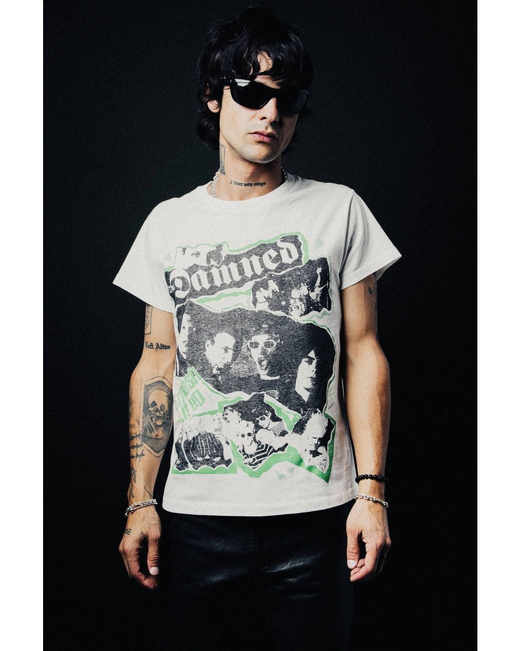 Other Uk White The Damned Smash It Up Vintage T-Shirt for men