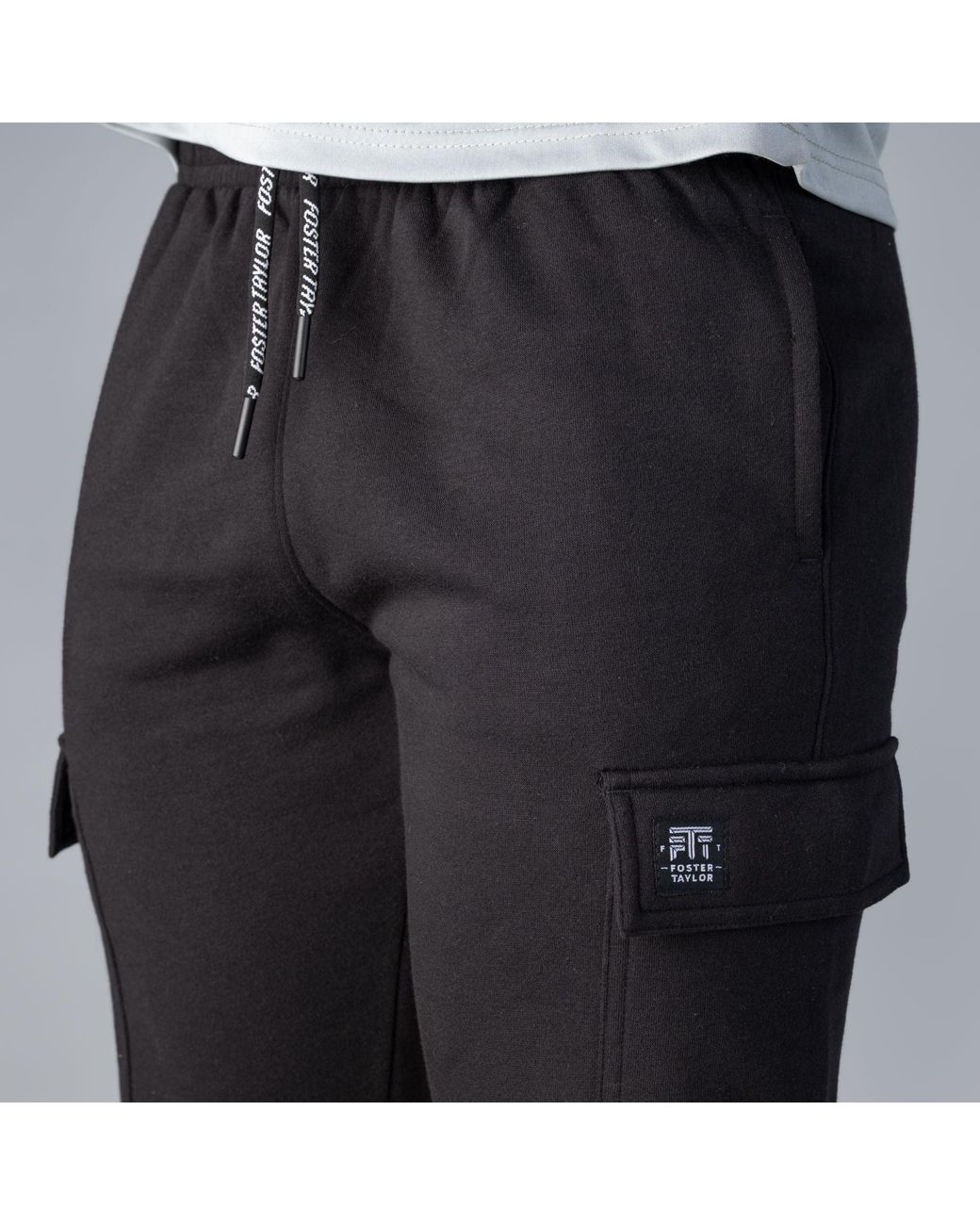 Foster Taylor Blue Ft Cargo Jog Leg-Cuff for men
