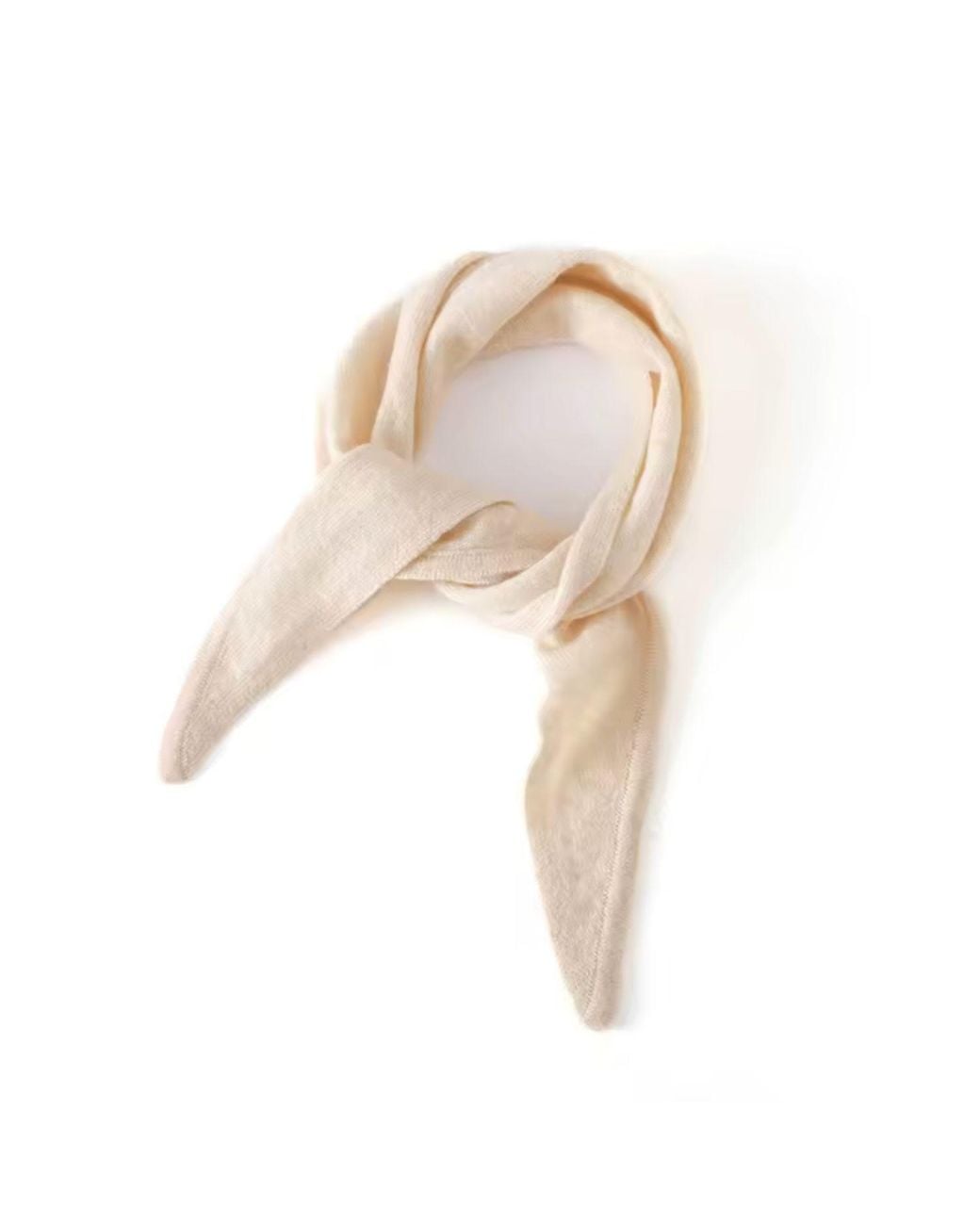 My Little Nature Natural Neutrals Wool & Cloud Triangle Cashmere Skinny Scarf
