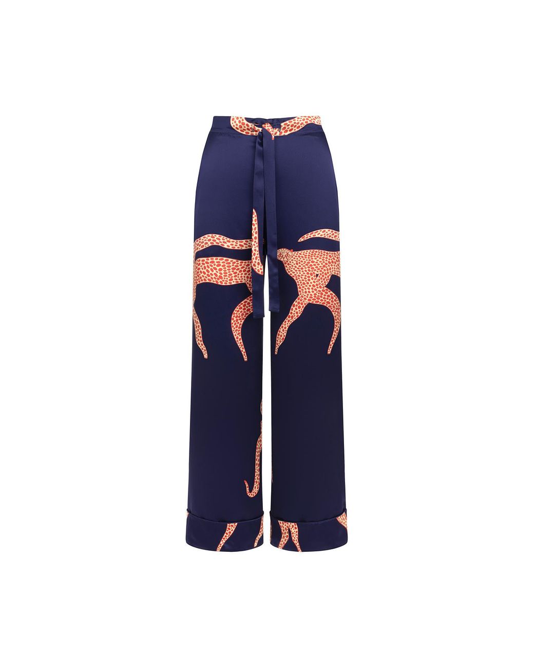 Pola Brand Blue Silk Pyjama Trousers
