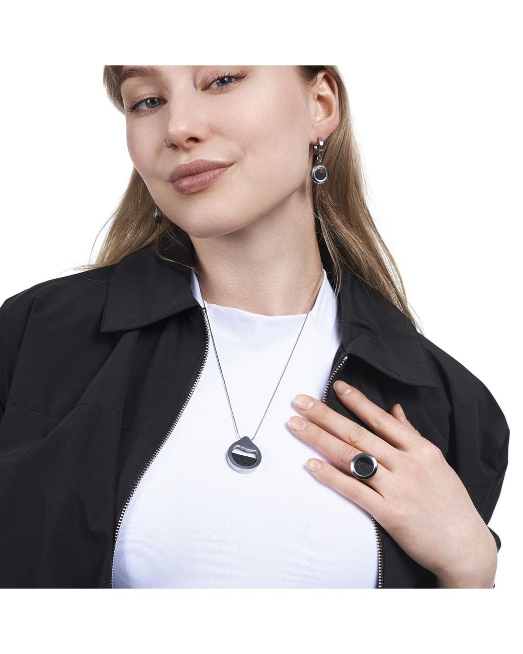 My Little Nature Blue Dangle Earrings