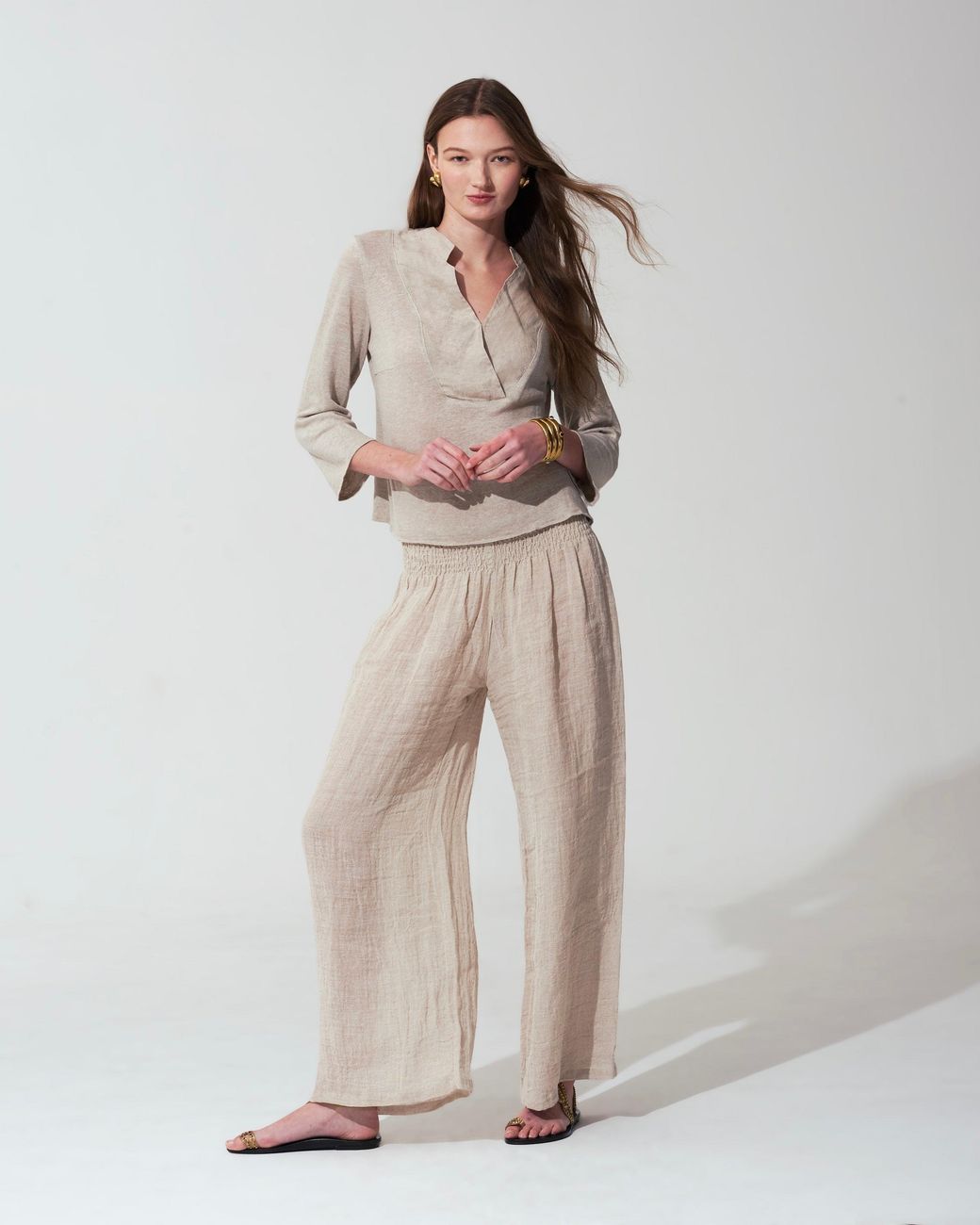 MARICEL Natural Neutrals Morgana Trousers