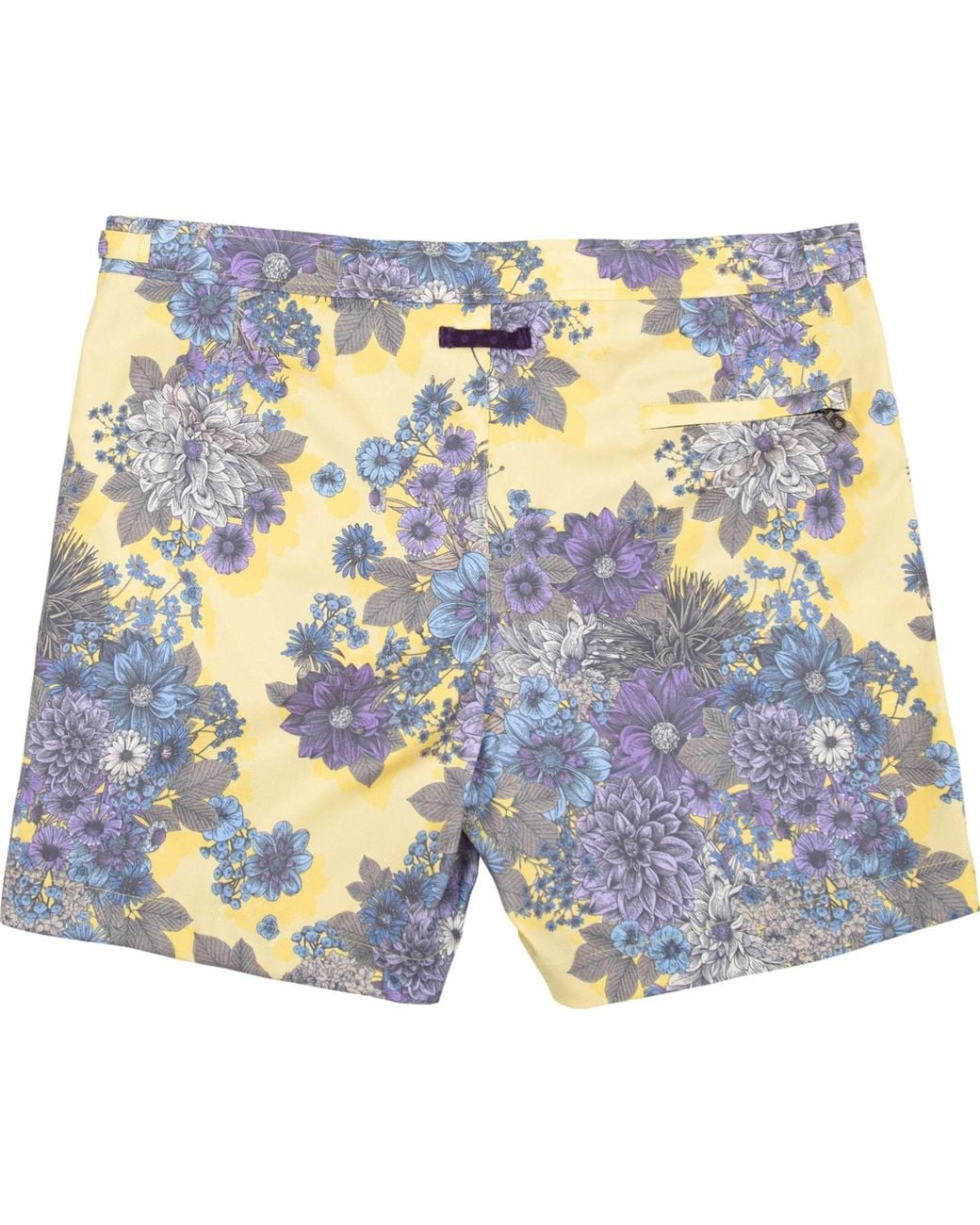 Lords of Harlech Blue Neptune Dream Meadow Tailored Swim Short for men