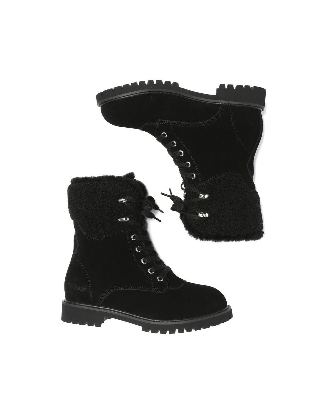EverAu Australia Black Sittella Fashion Chunky Boots