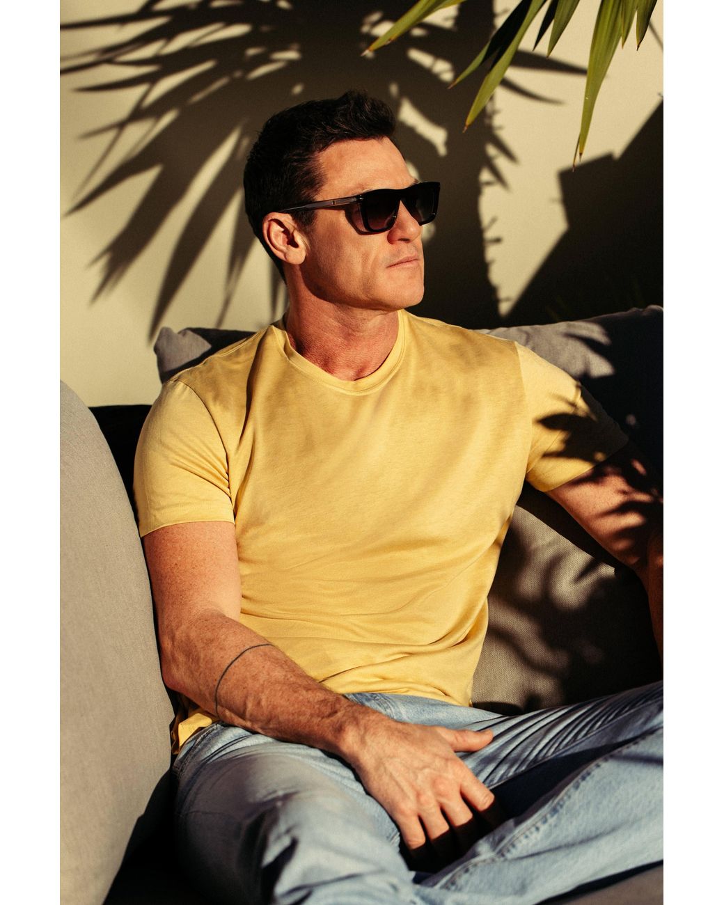 Bdxy Studio Yellow The Actor T-Shirt for men