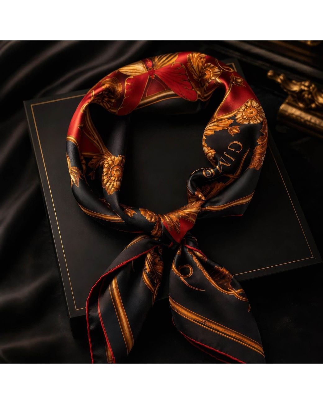 Garyjamesmcqueen Black The Midas Skull Foulard