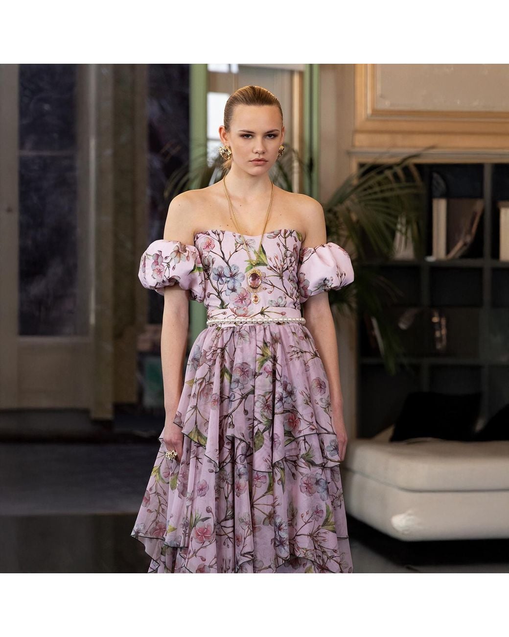 Nur Karaata Pink Provence Poème Gown