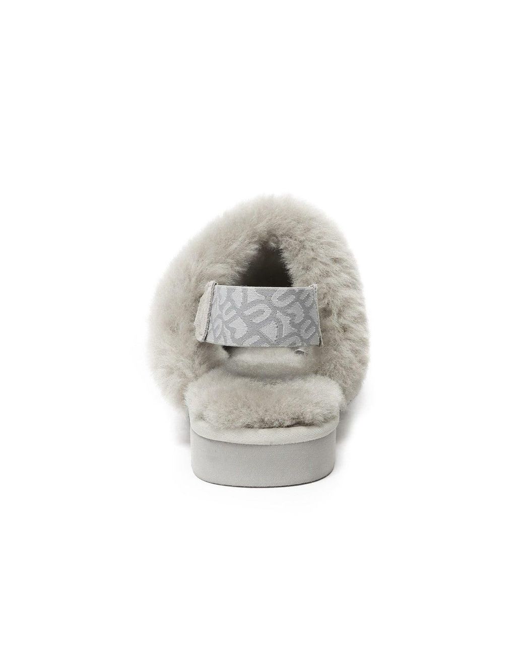EverAu Australia Gray Pelican Removable Strap Slingback Slippers