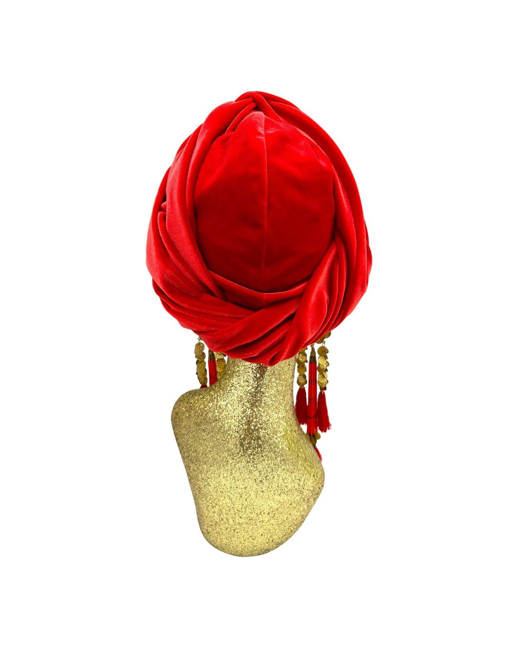 Julia Clancey Red Ruby Dream Velour Turban