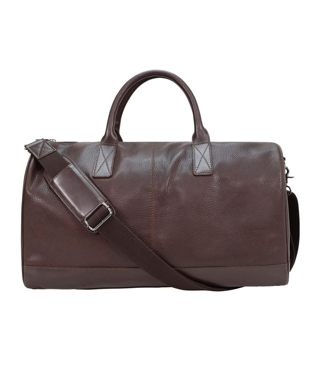 Storm Brown Cares Leather Holdall for men