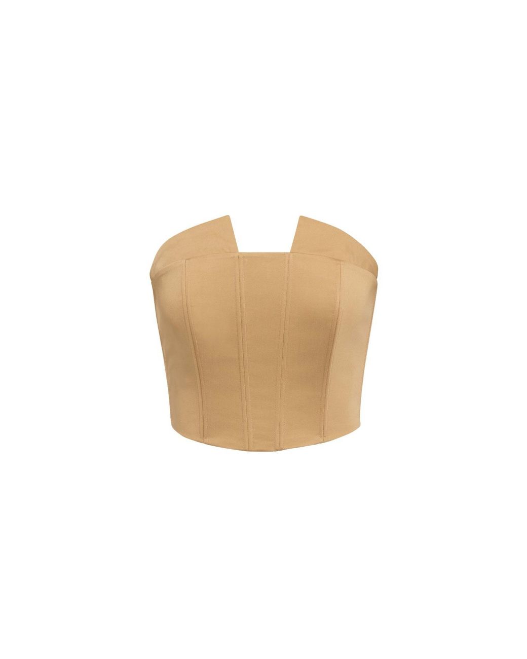 Sélone Natural Veyra Corset Top Warm Camel