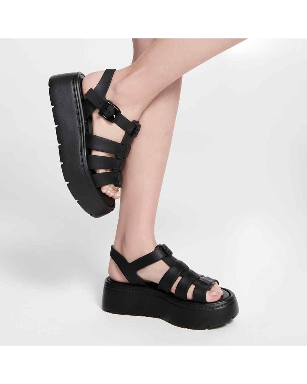 Melissa Black Up Platform Sandal