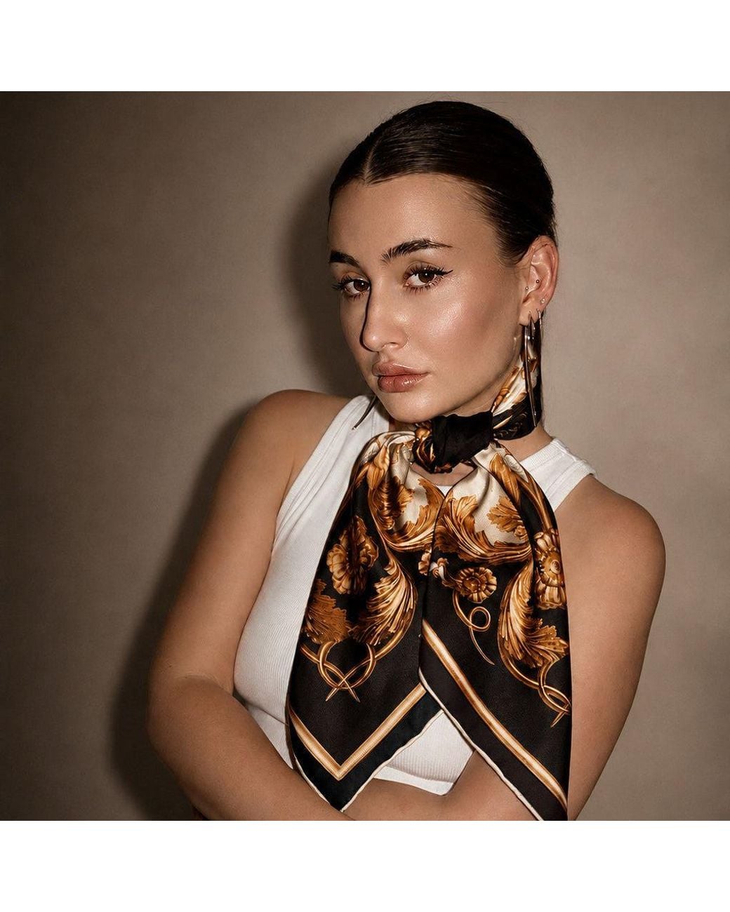Garyjamesmcqueen Black The Midas Skull Foulard