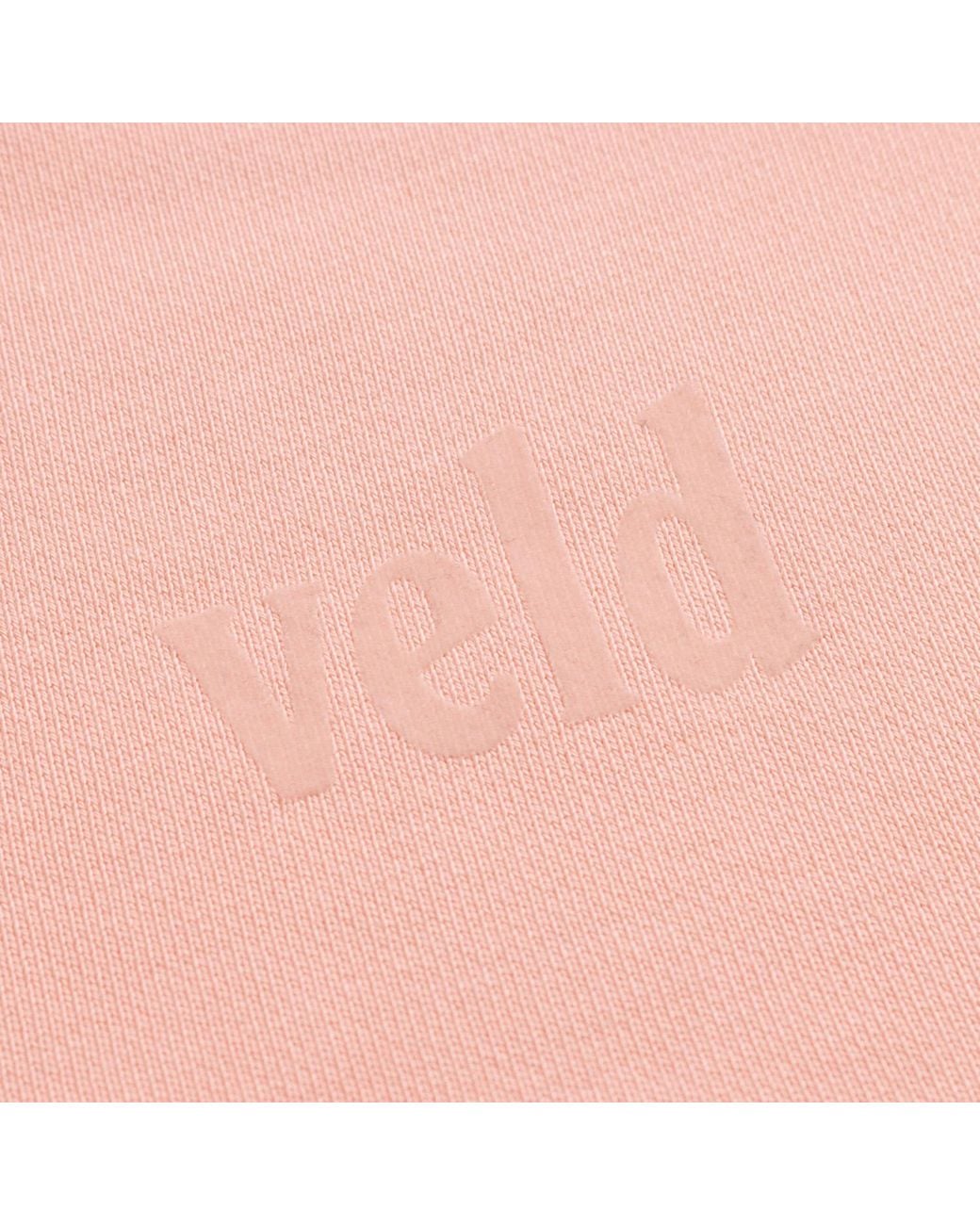 VLD Pink Runyon Cropped Quarter-Zip Sweatshirt