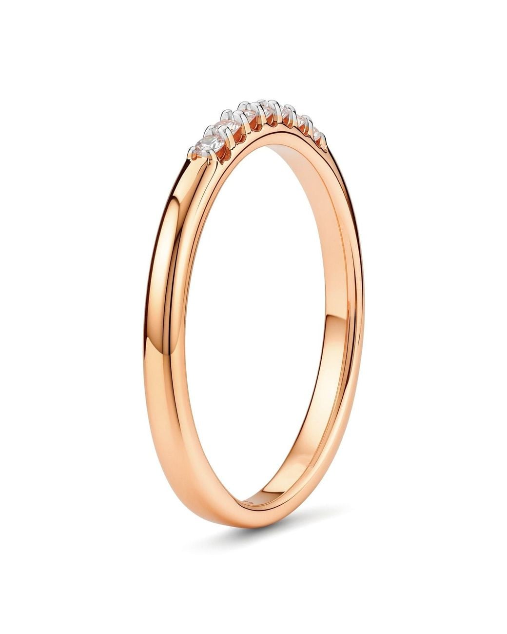 Kylie Harper Pink Petite Diamond Band Ring