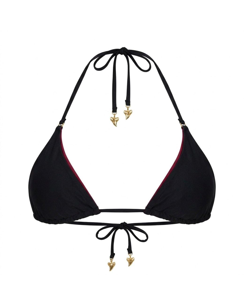 Made for It Black She Bites Tie Top