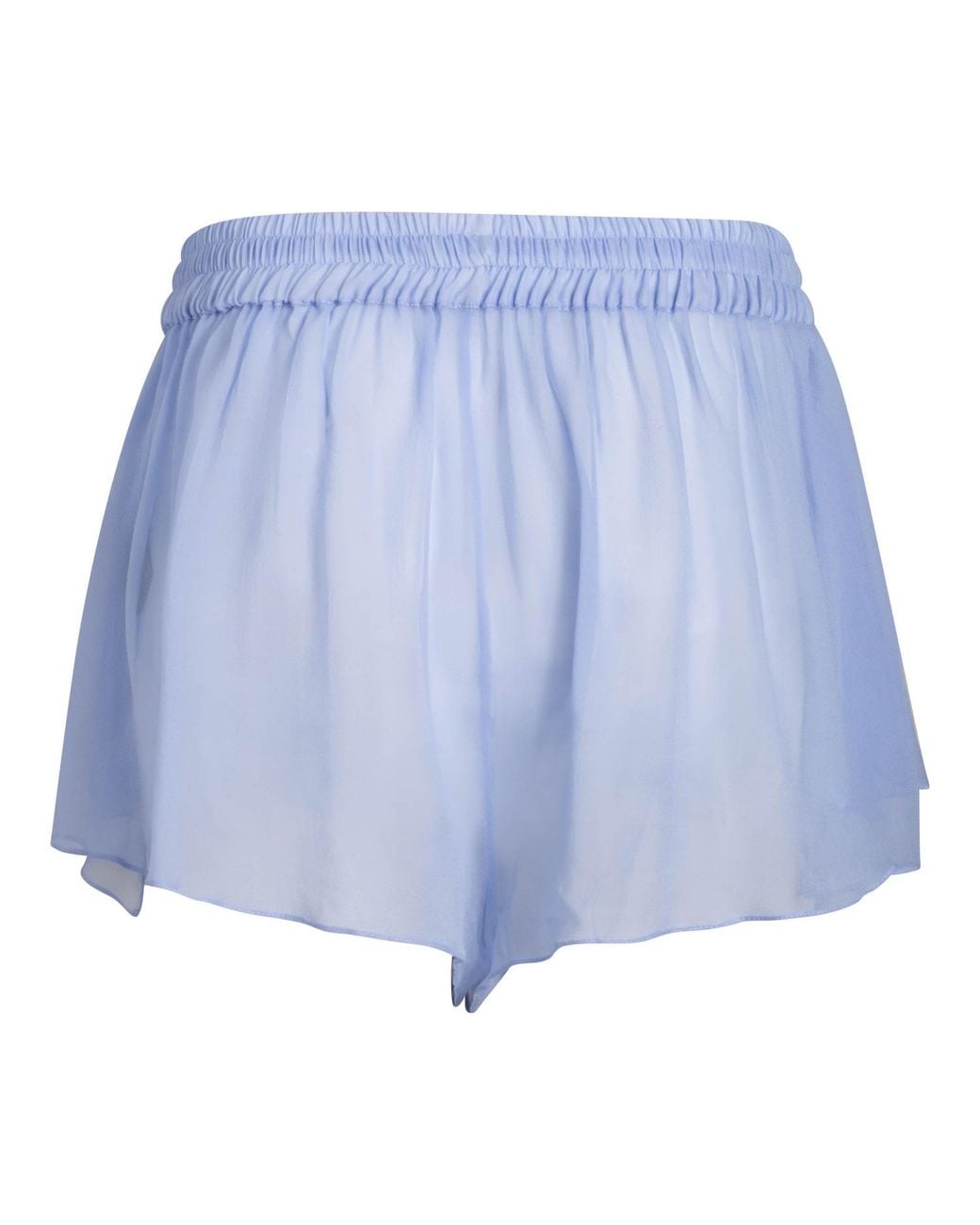Je Mérite (I Deserve) Blue Silk Chiffon Tap Short