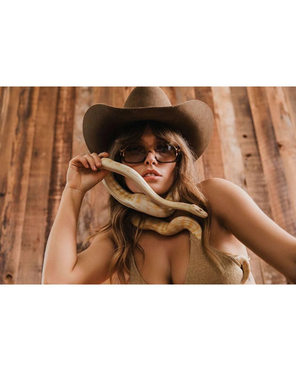 We the Stars Brown Ankh Aura Sunglasses
