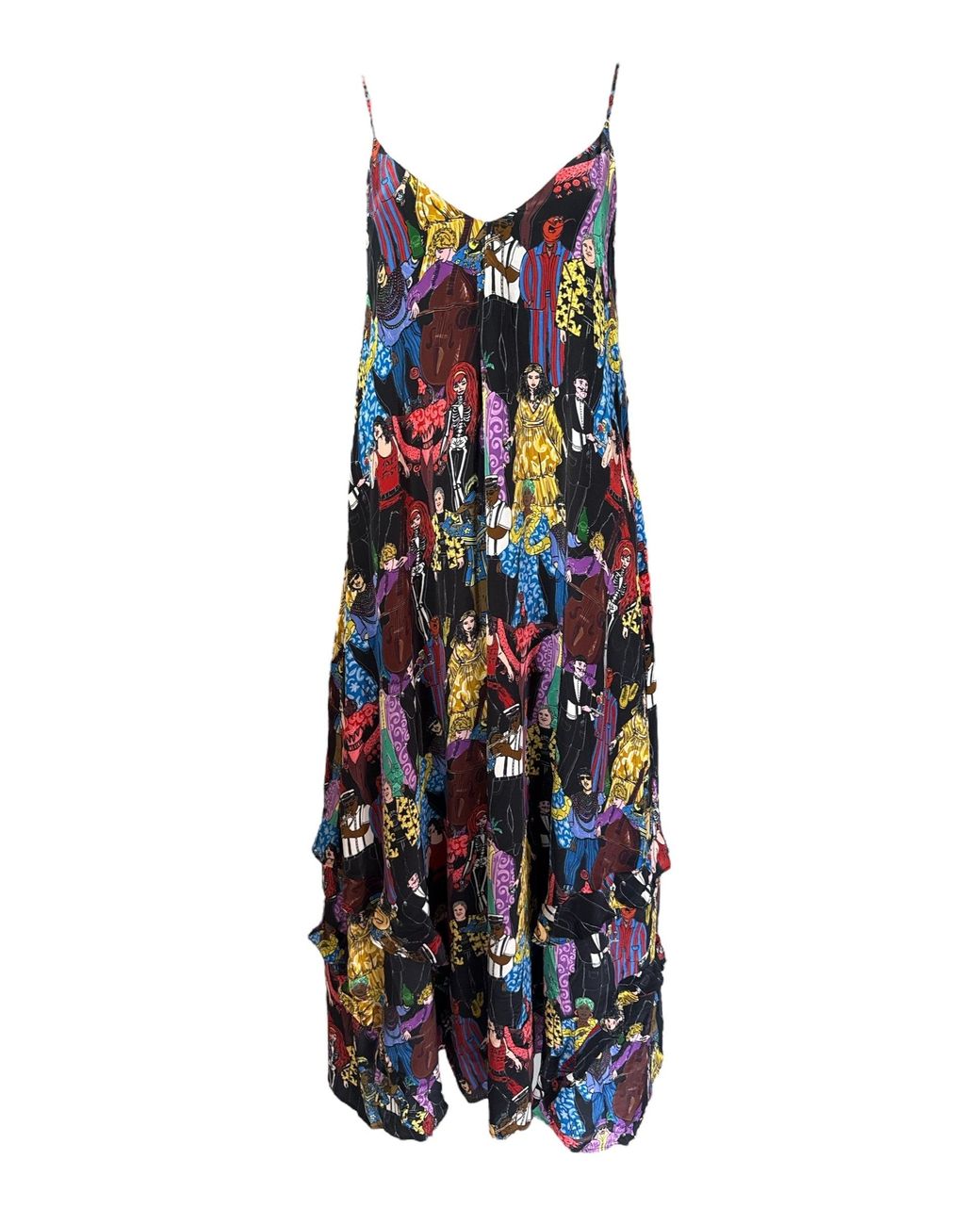 Any Old Iron White Nola Heroes Ruffle Dress