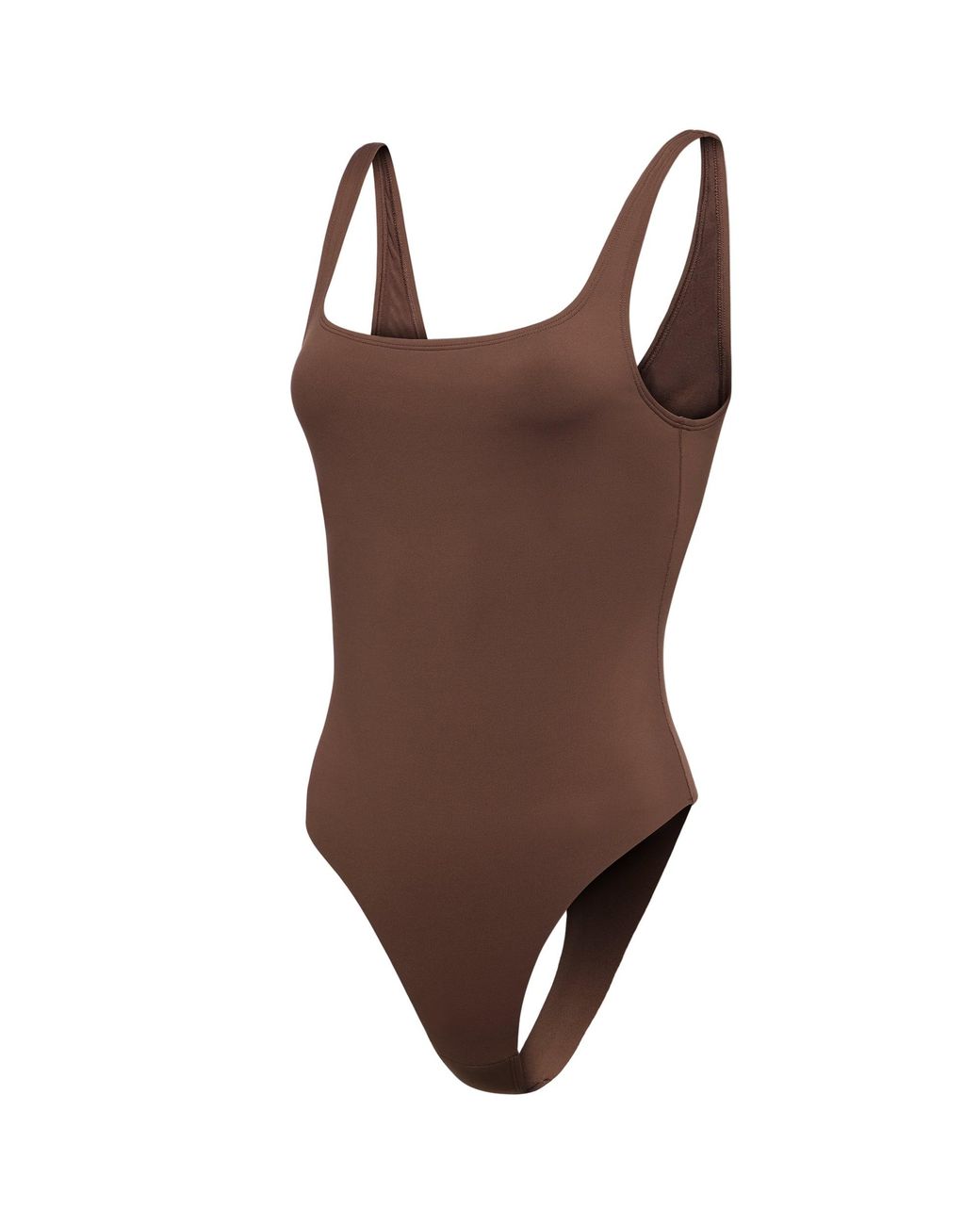 JIV ATHLETICS Brown Sculpt Bodysuit