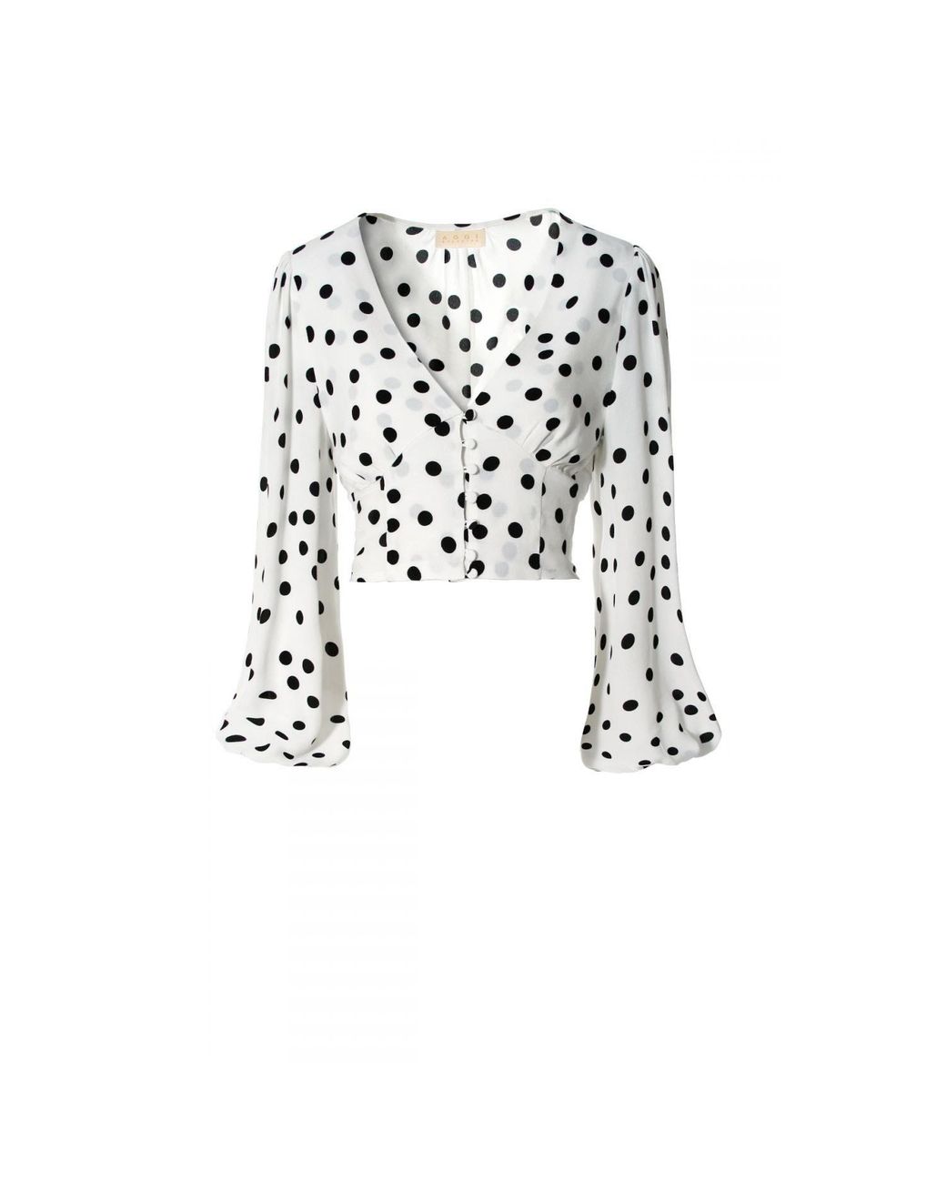 AGGI by HALEWSKI White Alicia Bit Of Blouse