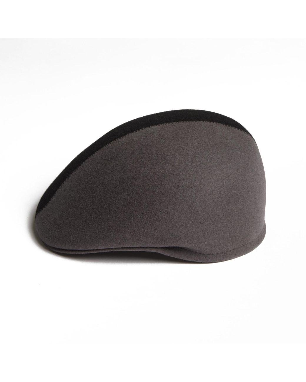 Dasmarca Hats Black Presley Two Tone Blocked Felt Cap for men