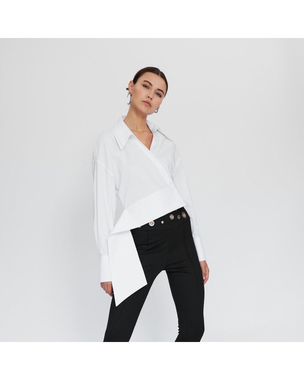 Mirimalist White Flow Shirt