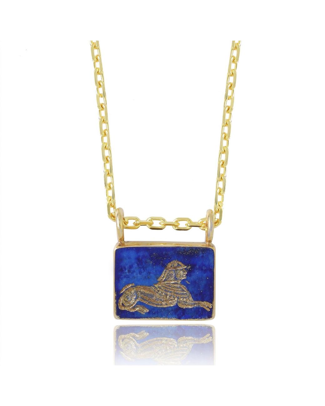 Ece London Blue The Sphinx Necklace