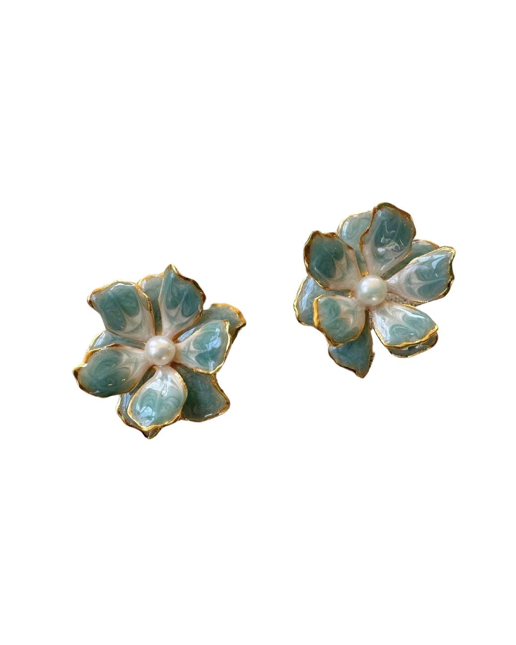 The Pink Reef Green Small Double Floral
