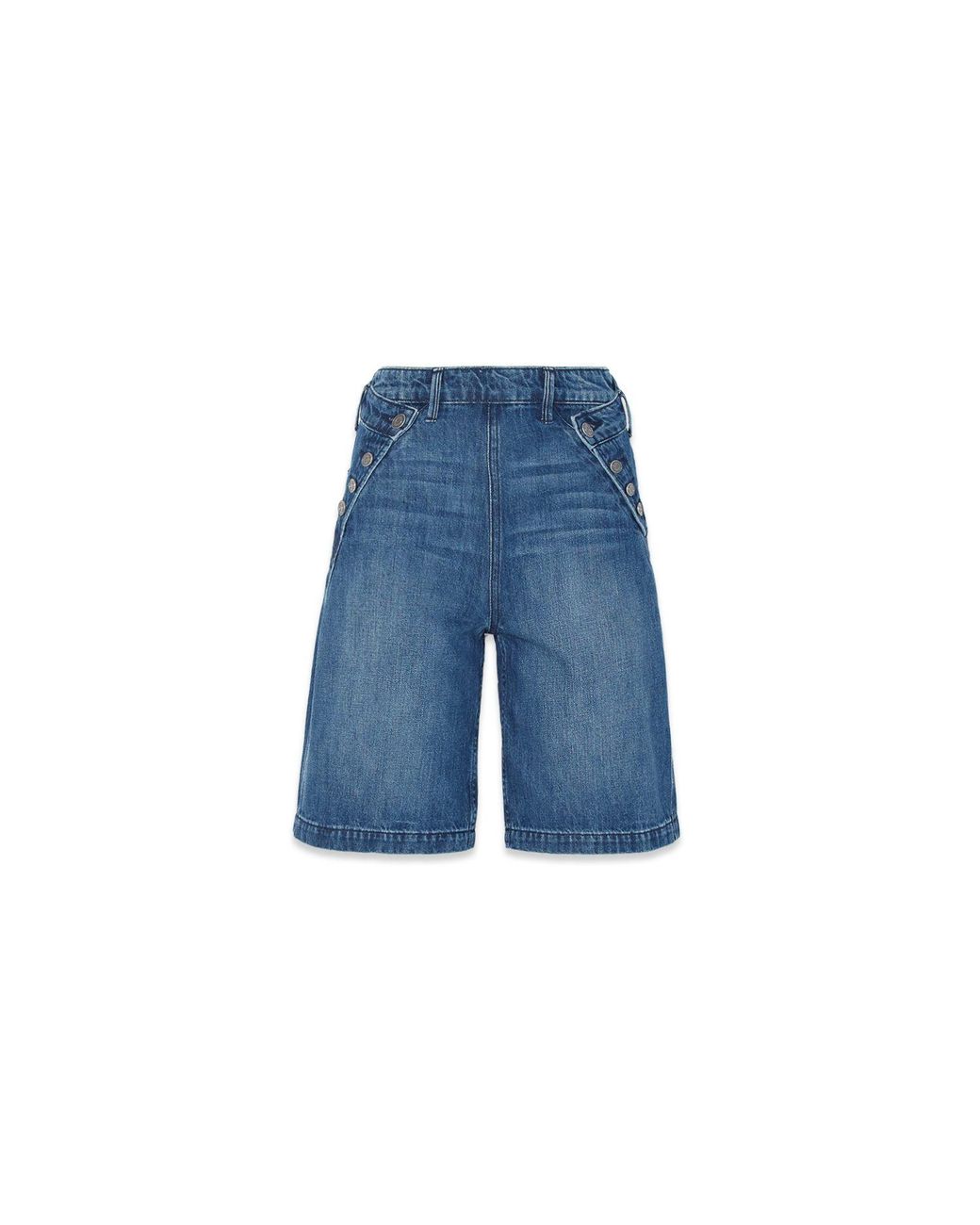 NOEND Blue Dina High Waisted Jorts