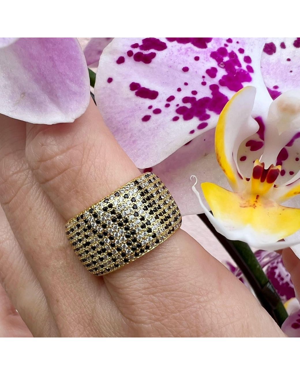 Native Gem Metallic Billionaire Ring- Python