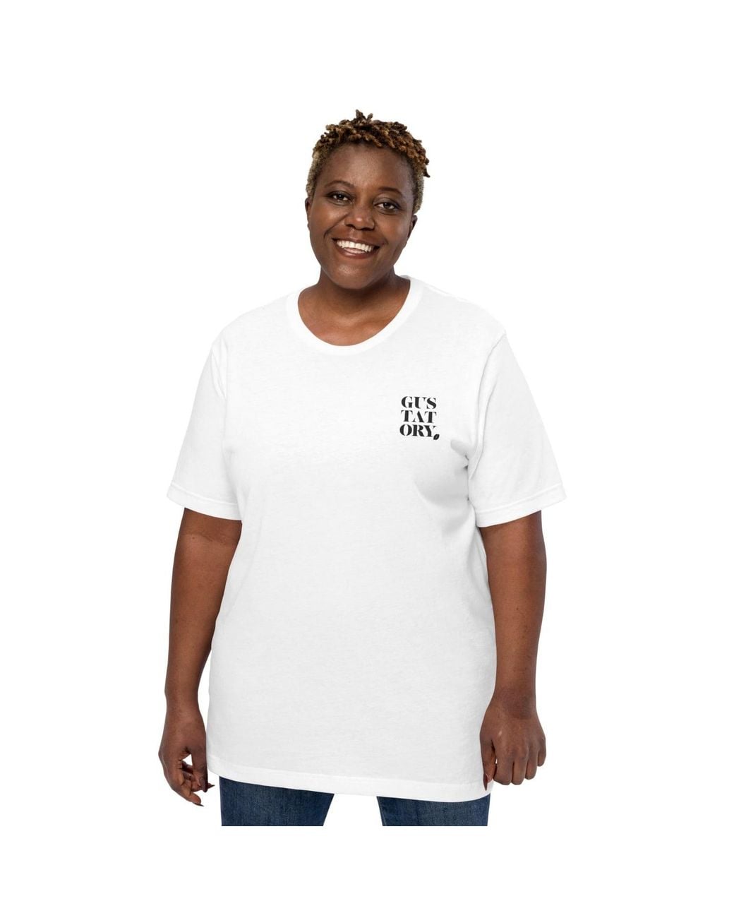 Anchor and Crew White Gustatory London Coffee Scene Organic Cotton Embroidered T-Shirt