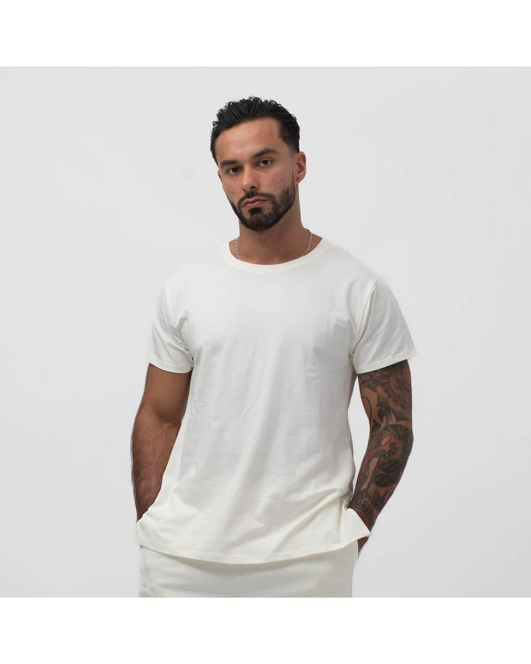 Storm White Everyday Essential T-Shirt Cloud for men