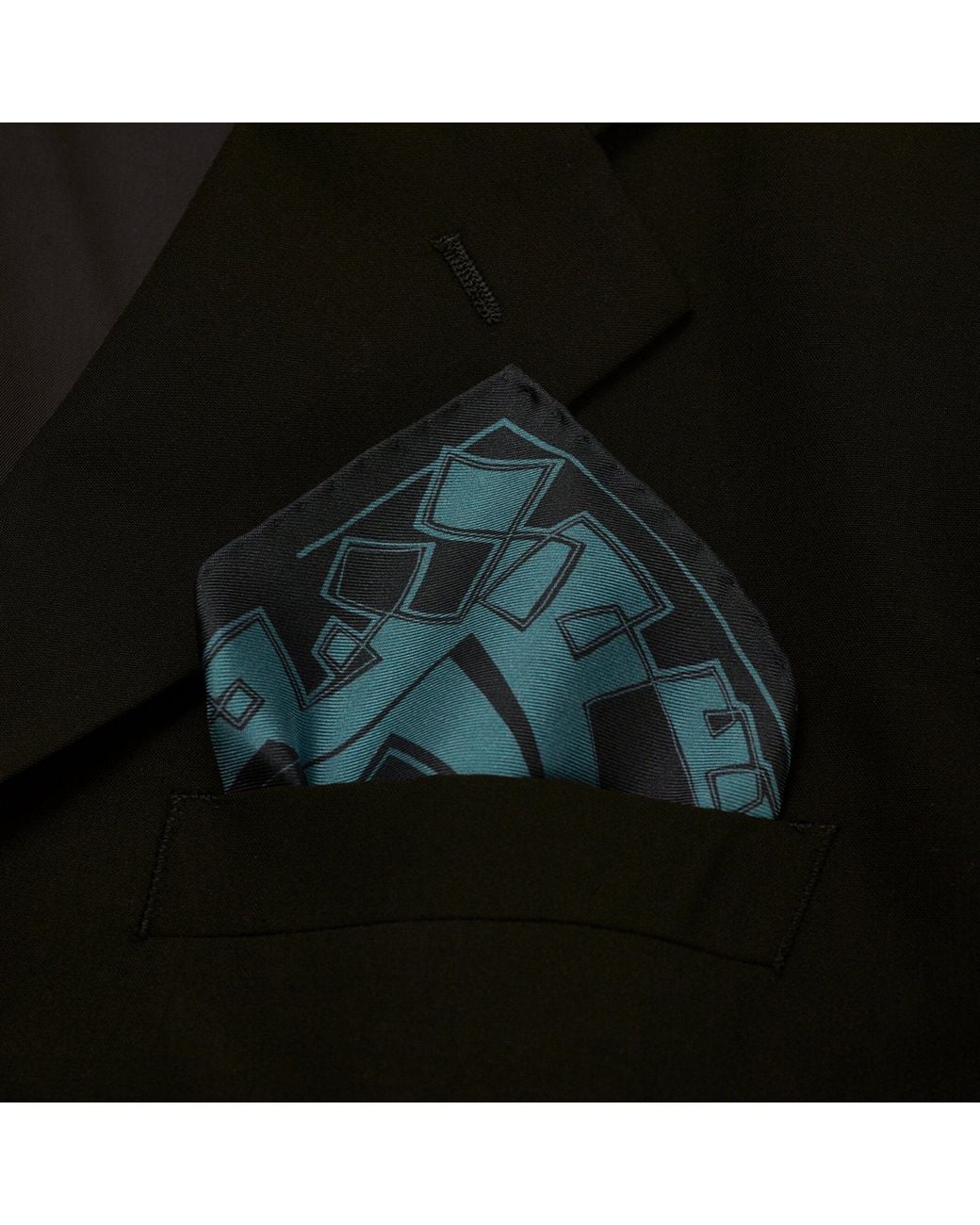 Richard Allan London Blue Hepworth Silk Neckerchief
