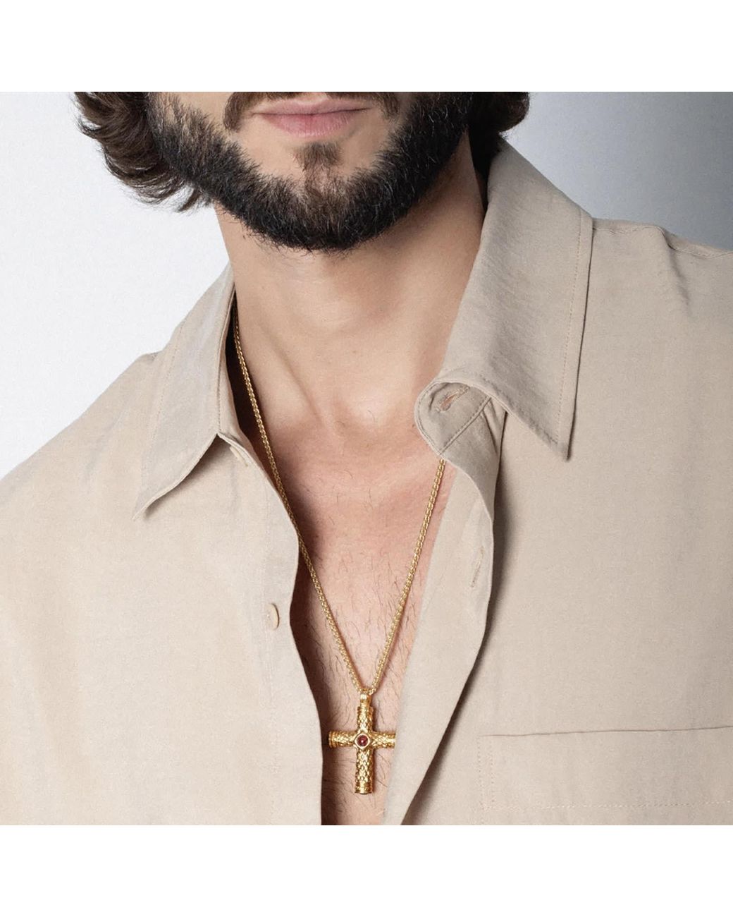 Corso Jewelry Metallic Cruzada for men