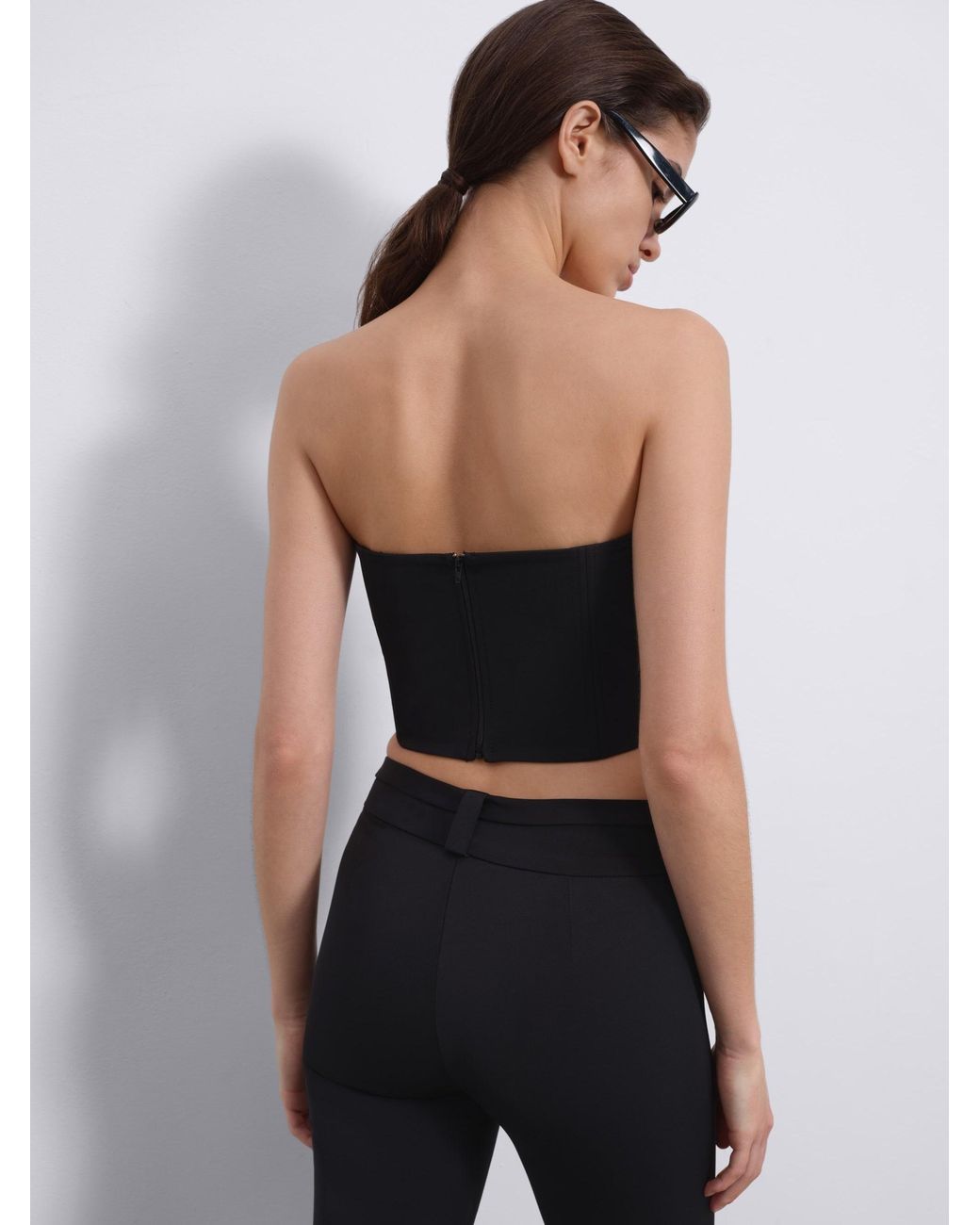 Sélone Black Veyra Corset Top