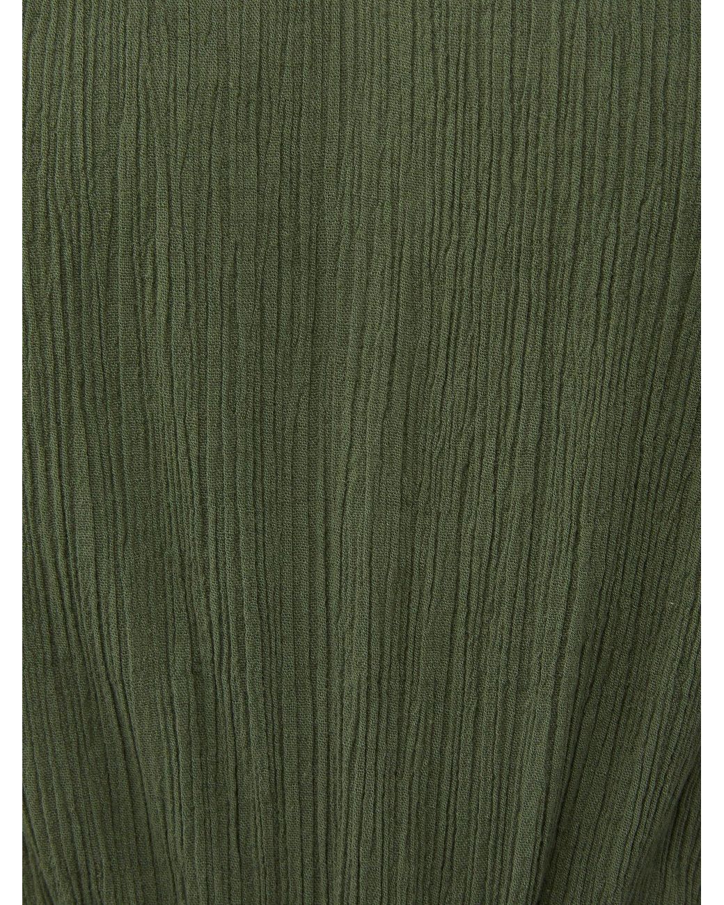 Change of Scenery Green Neutrals Michelle Button Down Top