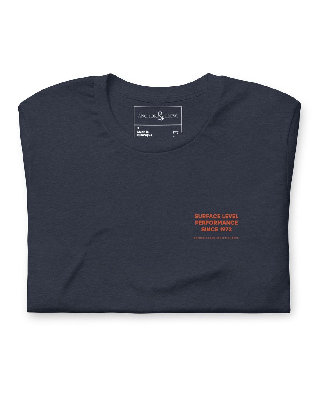 Anchor and Crew Blue Personal Best-Ish Swimming League Organic Cotton T-Shirt